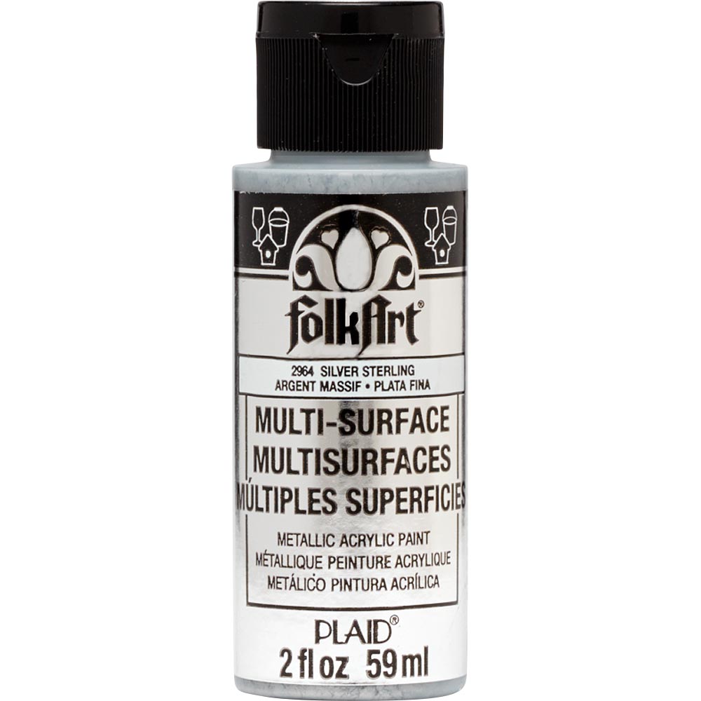Folkart • multi-surface metallic sterling silver 59ml