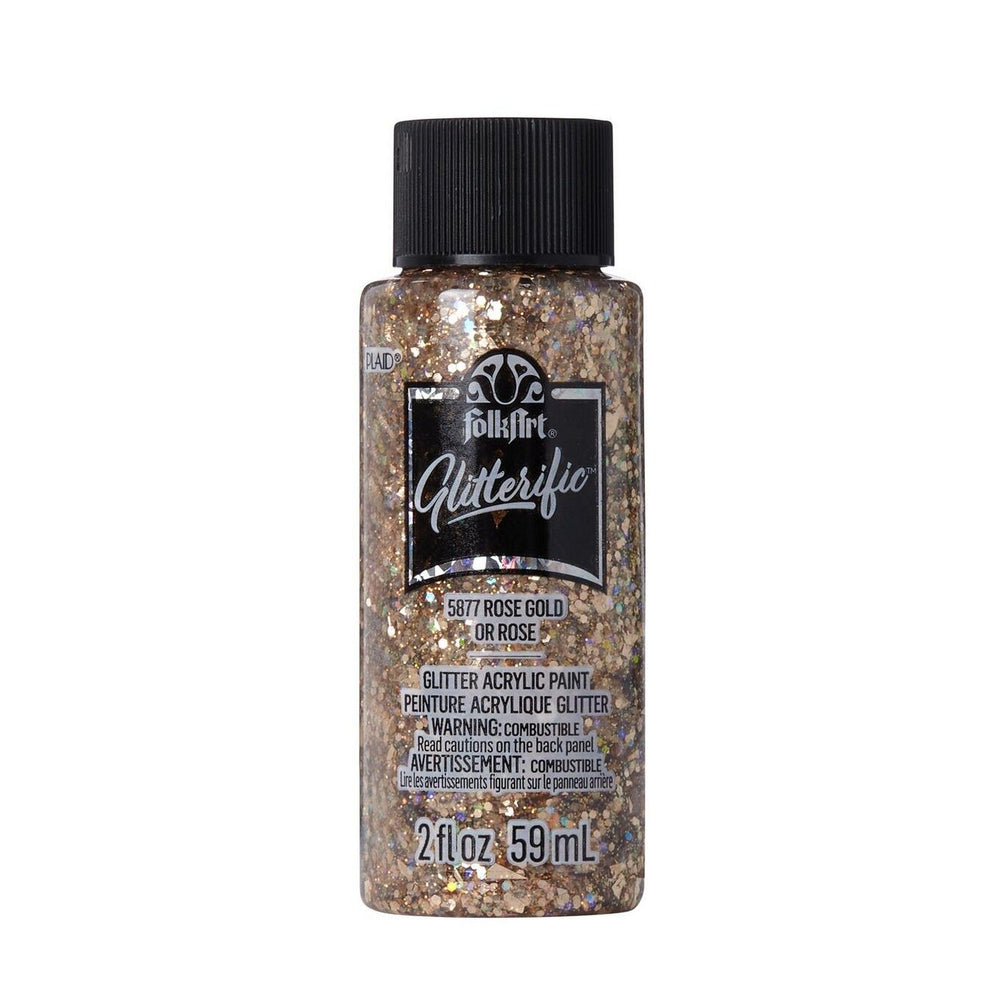 Folkart • glitterific colors rose gold 59ml