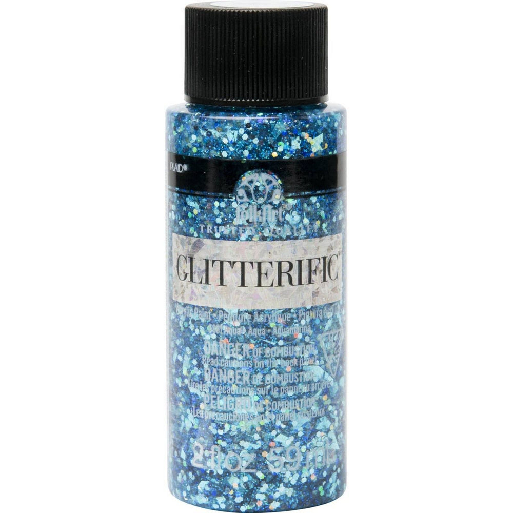 Folkart • glitterific colors aqua 59ml