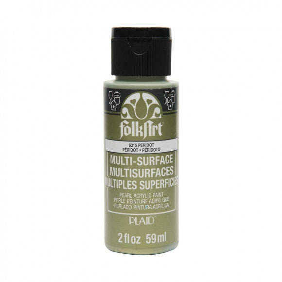 Folkart • multi-surface pearl peridot 59ml