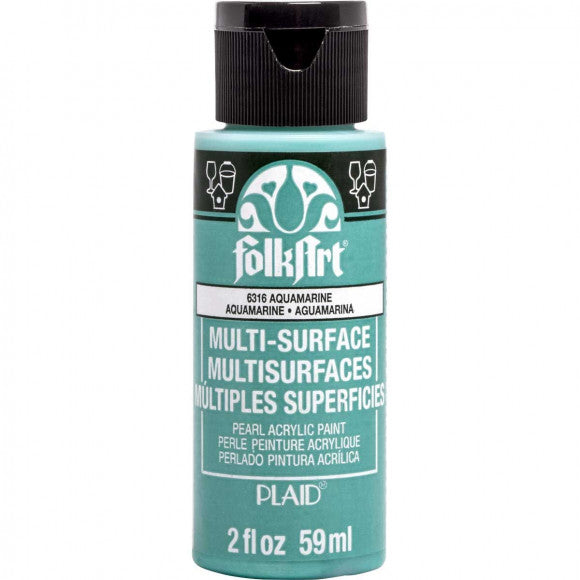 Folkart • multi-surface pearl aquamarine 59ml