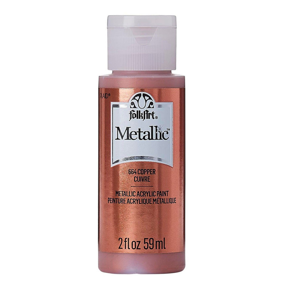 Folkart • metallic acrylic paint copper 59ml