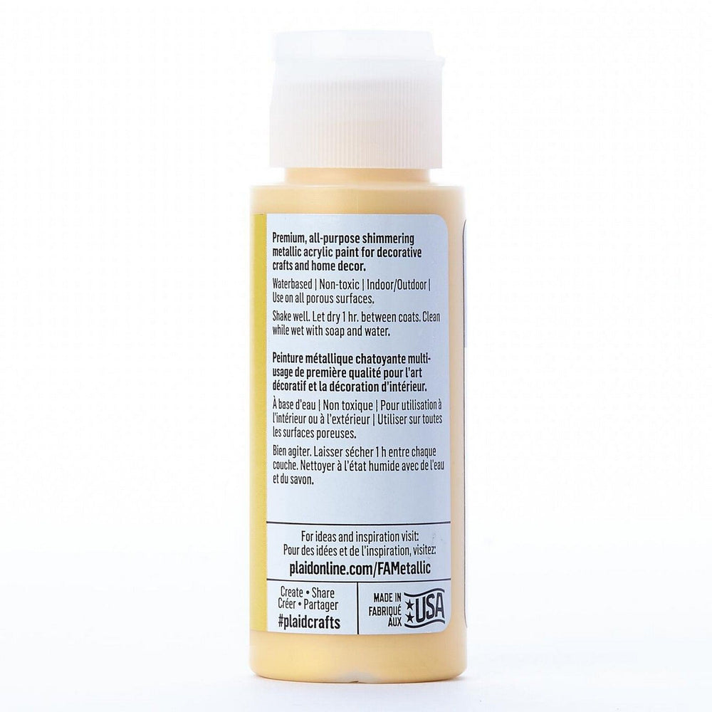 Folkart • metallic acrylic paint inca gold 59ml
