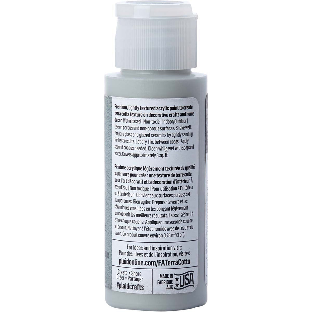 Folkart • terra cotta textured acrylic paint 59ml cavern moss