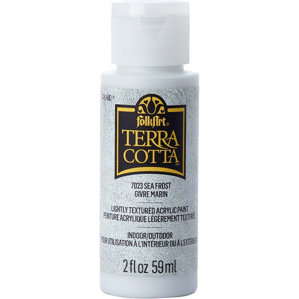 Folkart • terra cotta textured acrylic paint 59ml sea frost