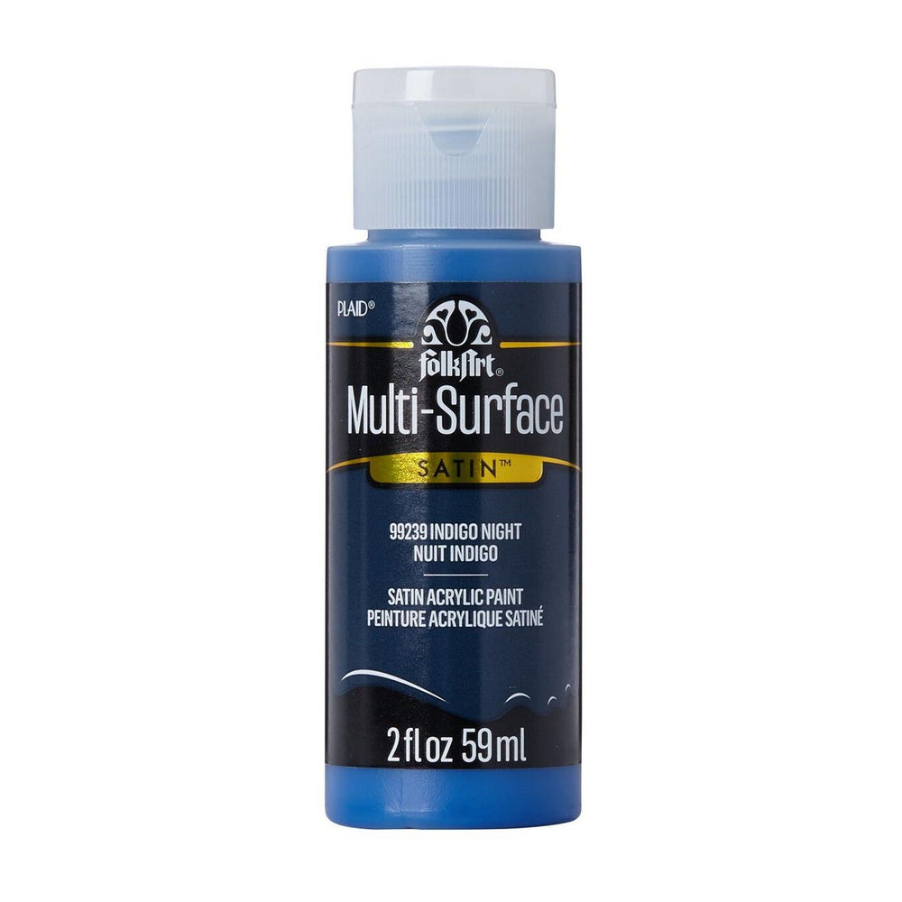 Folkart • multi-surface satin indigo night 59ml