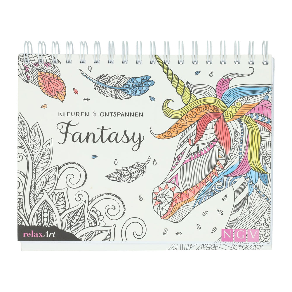 Mondikaarten fantasy kleuren en ontspannen - kleurboek