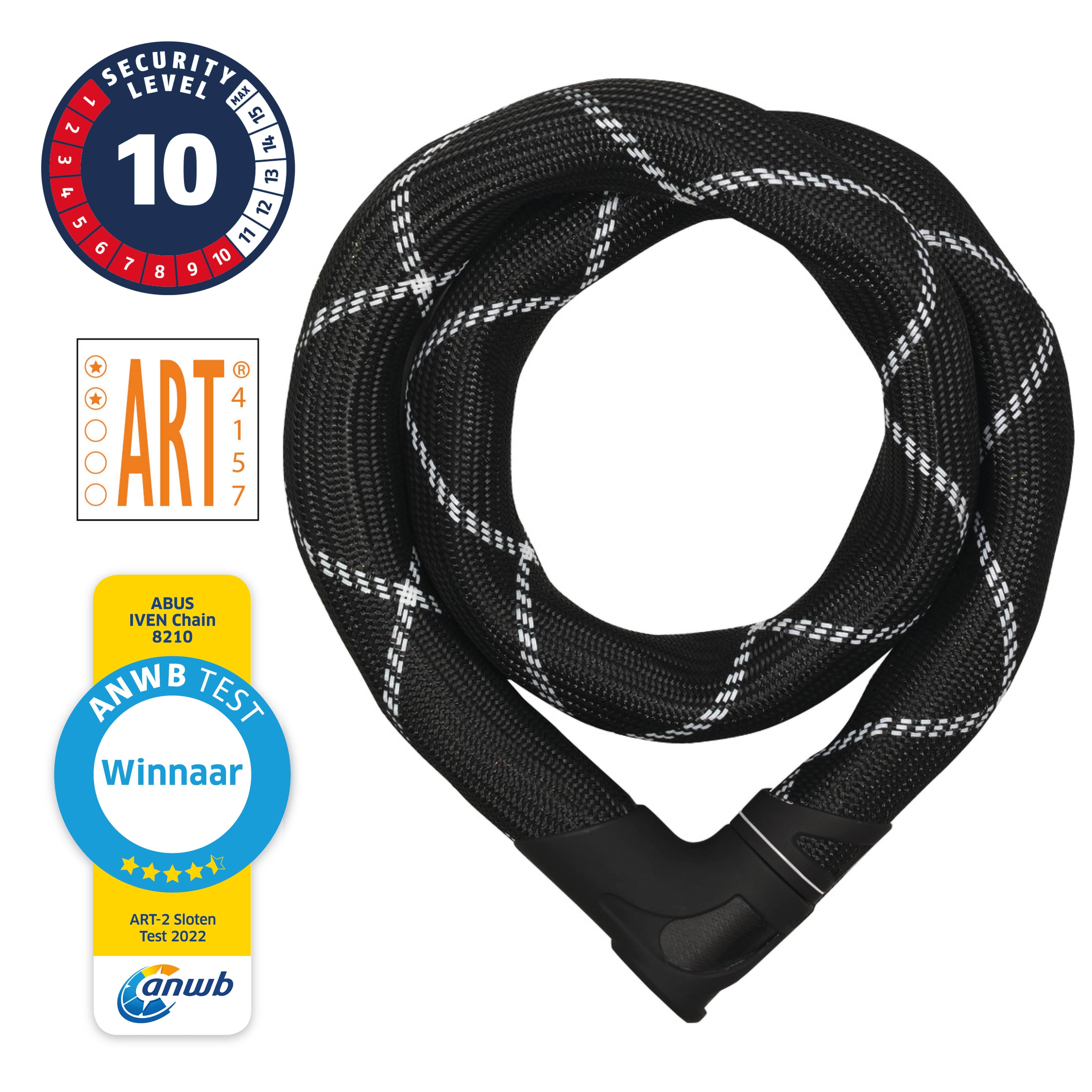 Antivol à chaîne Abus 8210 85 Iven ART**