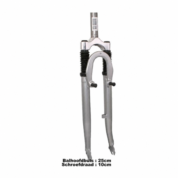 Vork verend 28 inch draad 1.1 8 zwart v-brake rollerbrake
