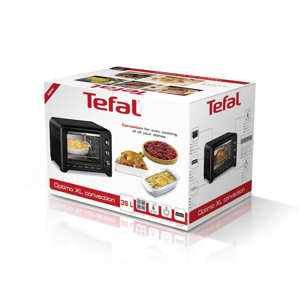 Tefal of484811 optimo heteluchtoven 39l zwart