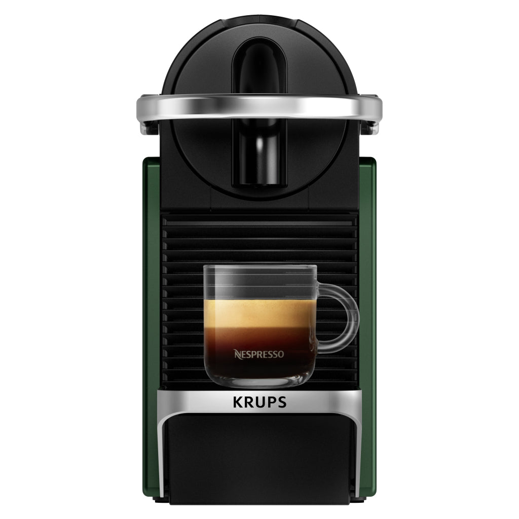 Krups xn3063 nespresso pixie koffiecupmachine donkergroen zwart