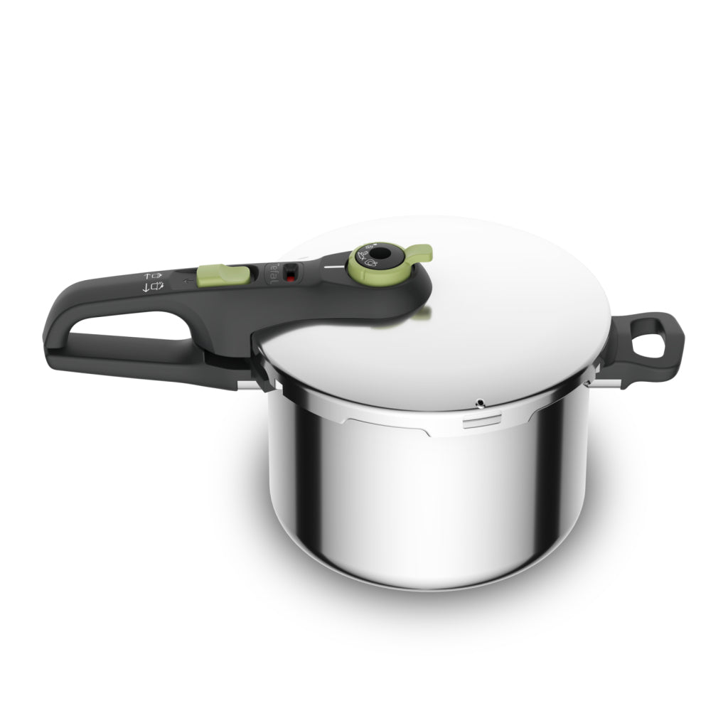 Tefal p25807 veilige 5 trendy snelkookpan 6 liter met stoommand