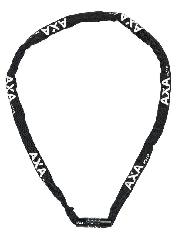 Axa rigid cijfer kettingslot zwart 120cm 3.5 safetyindex 3