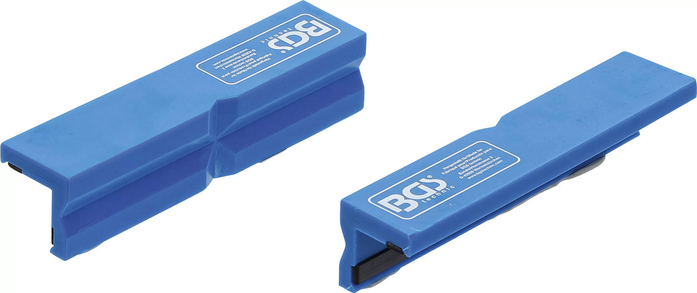 Bgs technic plastic vise protective jaws, width 125 mm, 2 pcs.