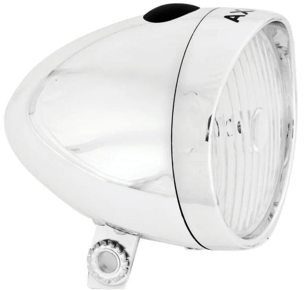 Axa koplamp classic switch led 4 lux - zilver