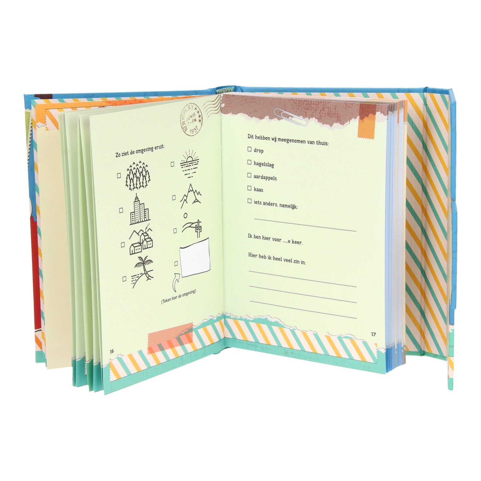 Lantaarn uitgeverij mijn reisdagboek - kids editie