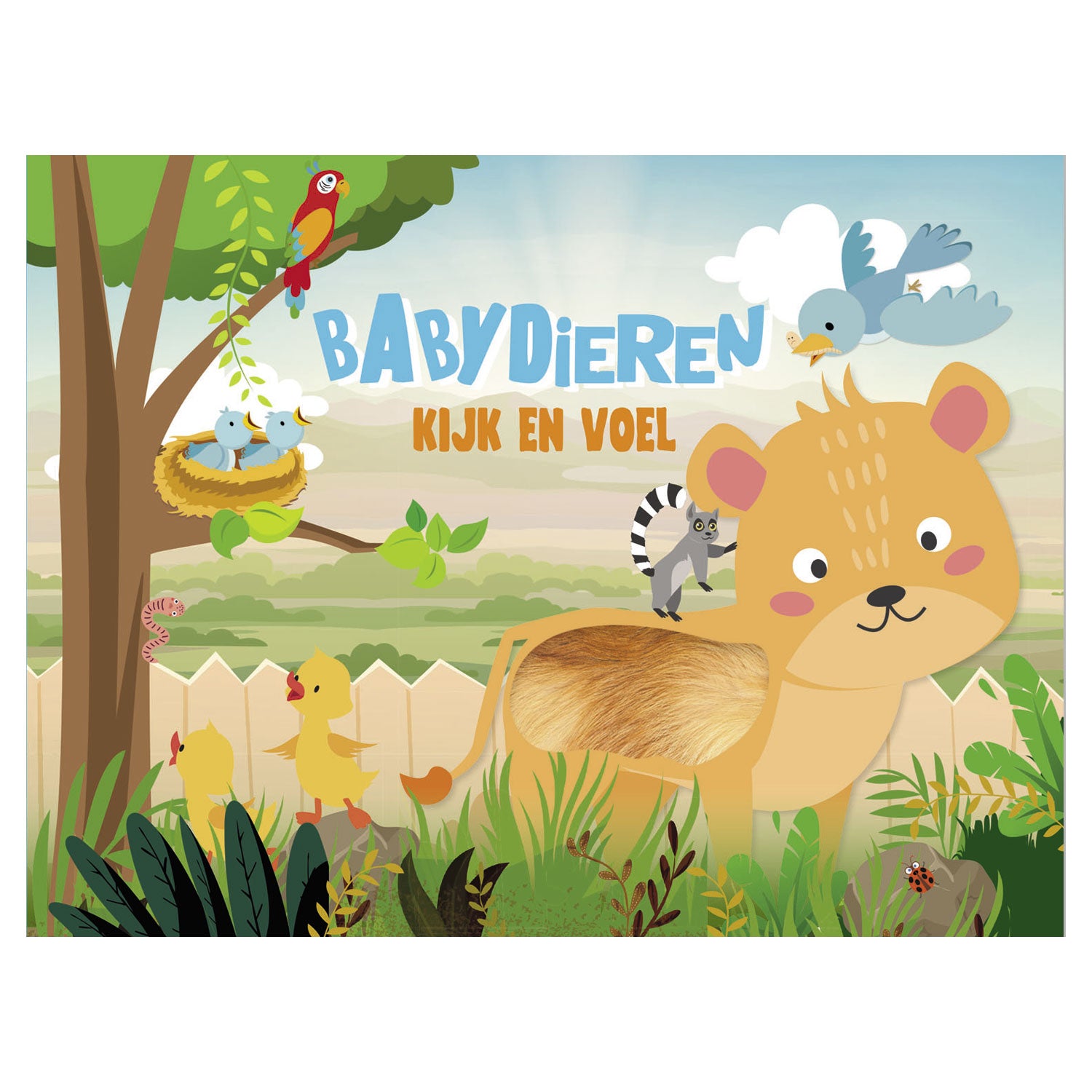 Uitgeverij Lantaarn kijk en voel - babydieren