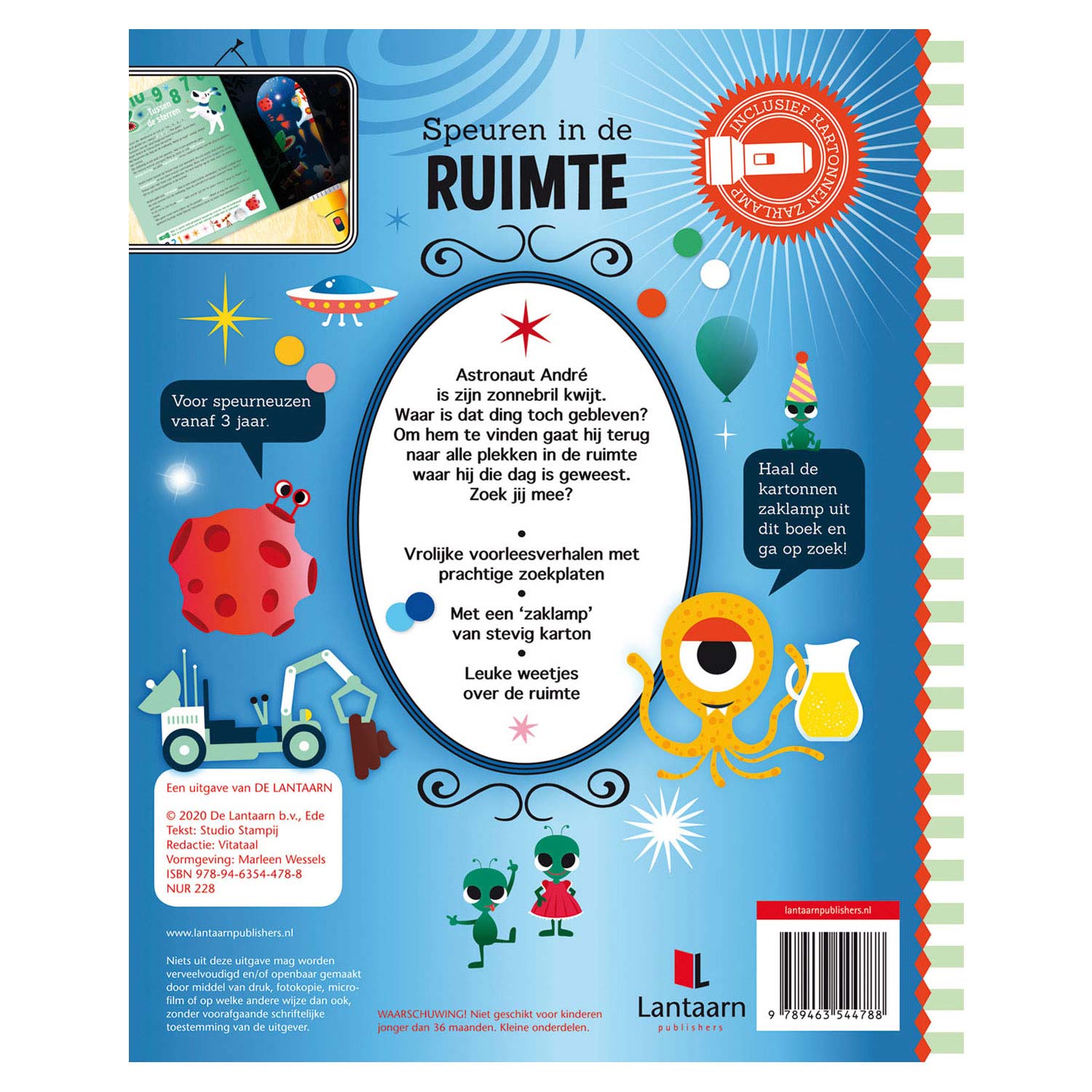 Speuren in de ruimte + behuizing zaklamp