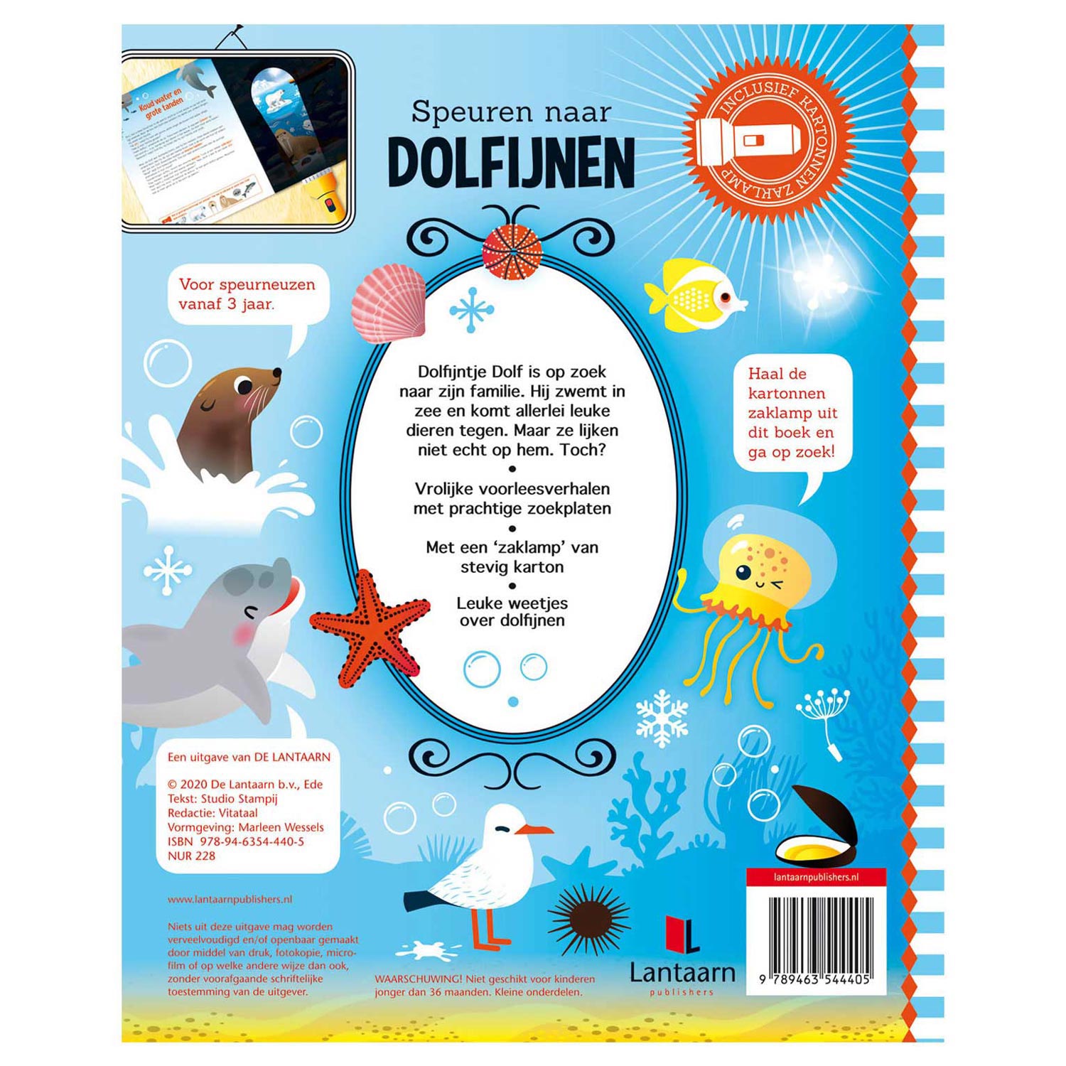 Speuren naar dolfijnen + analoge zaklamp