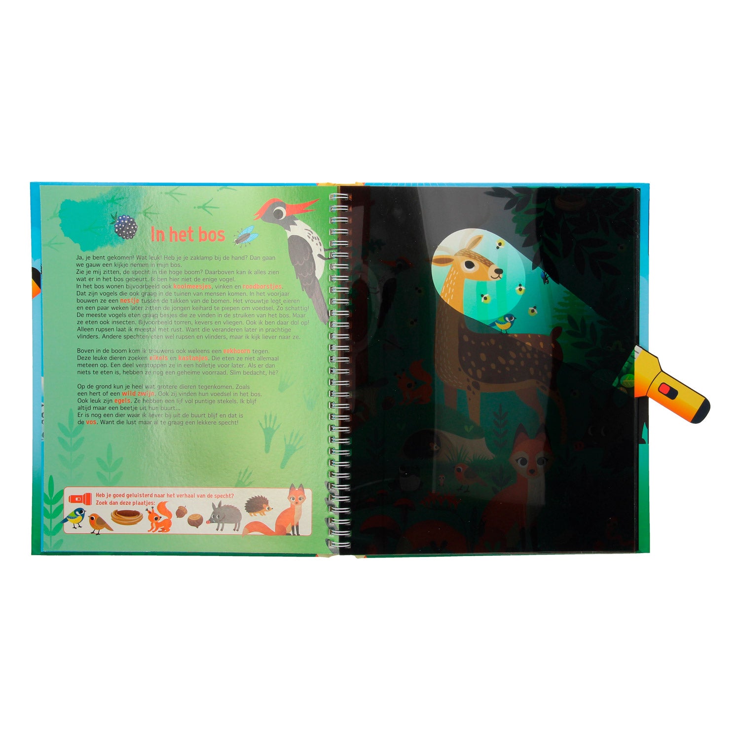 Speuren in de dierenwereld + bekende zaklamp