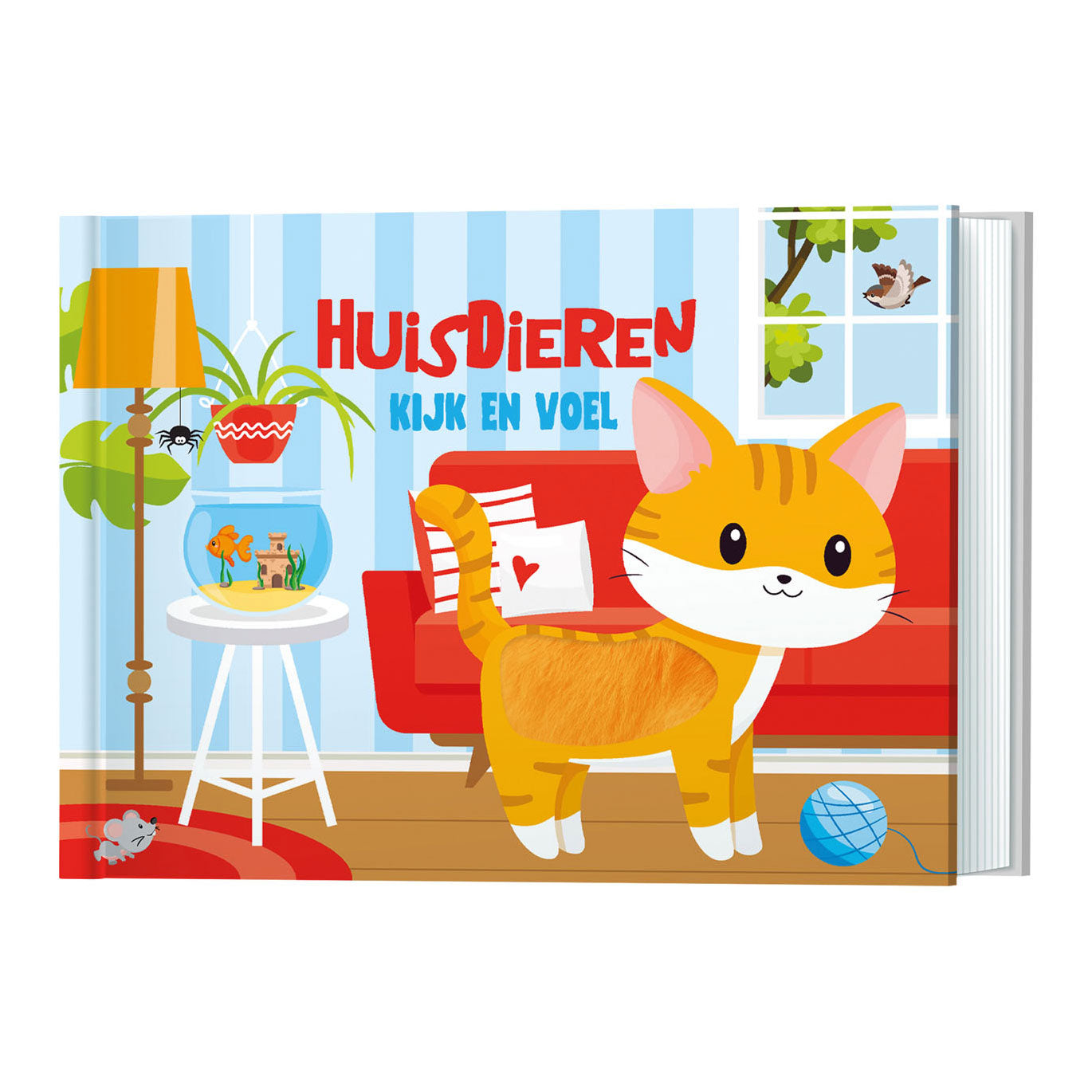 Lantaarn uitgeverij kijk en voel - huisdieren