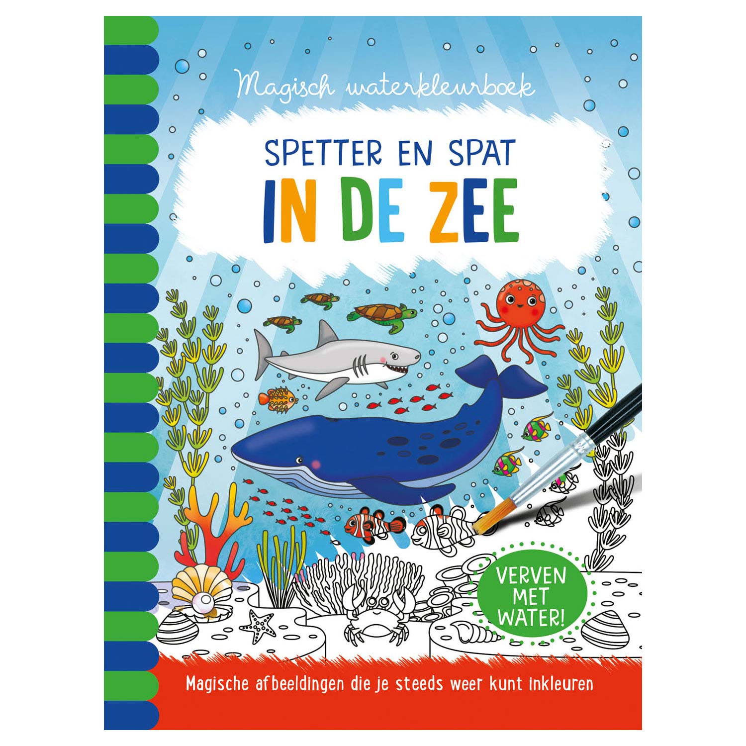 Magisch aquarelboek - In de zee