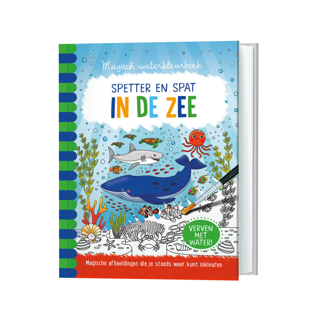 Magisch aquarelboek - In de zee