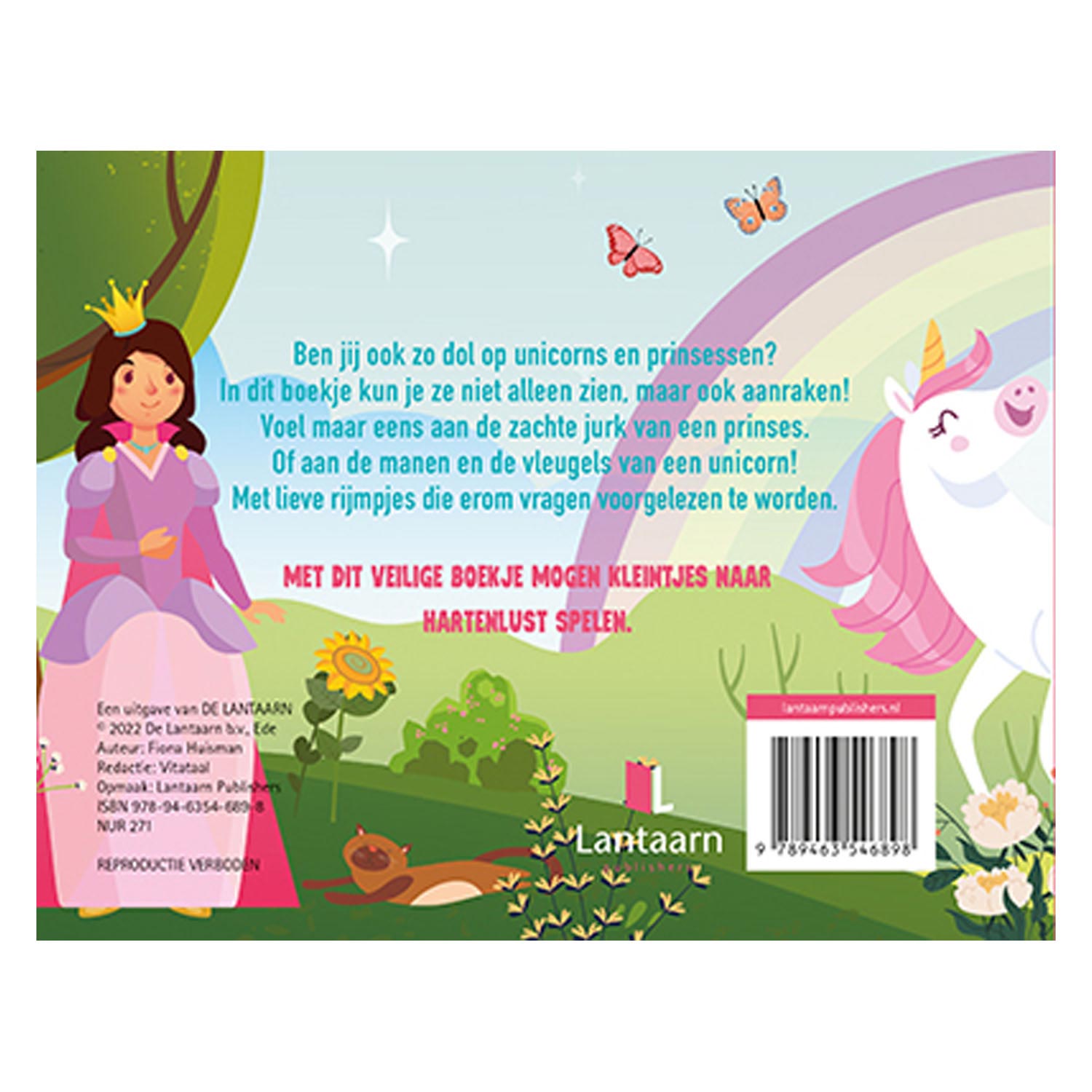 Lantaarn Uitgeverij Kijk en voel Unicorns en Prinsessen