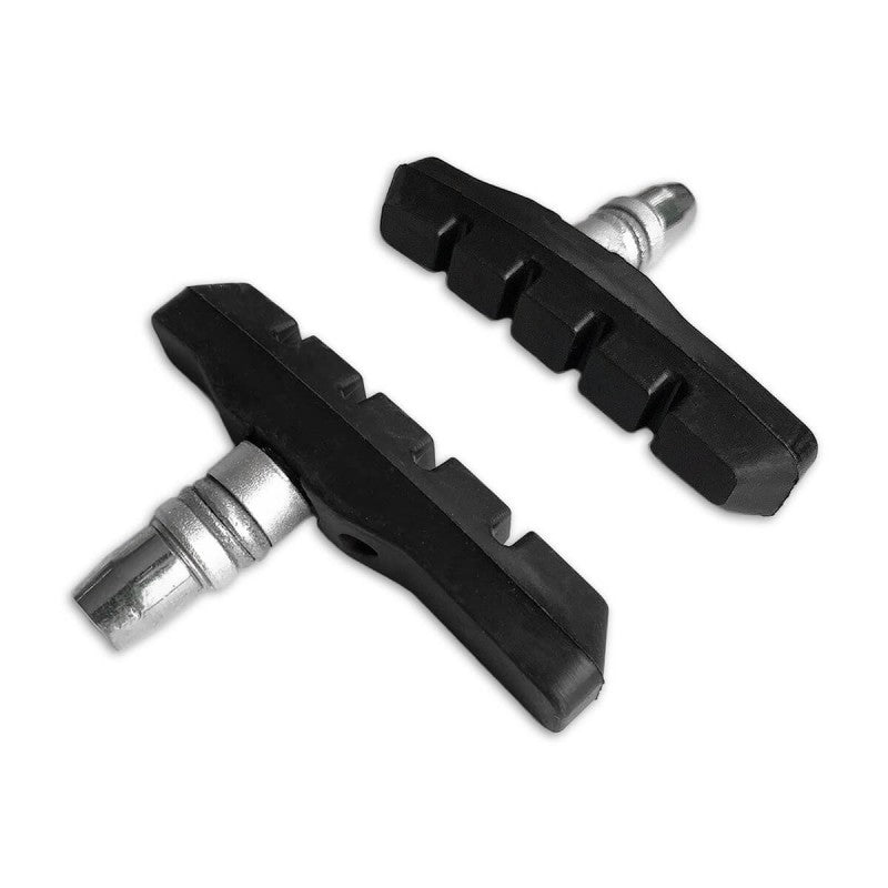remblokken V-brake 70 x 12,5 mm zwart 2 stuks