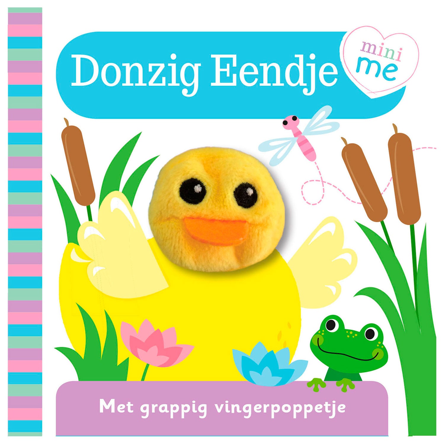 Rebo uitgevers vingerpopboekje mini me - donzig eendje