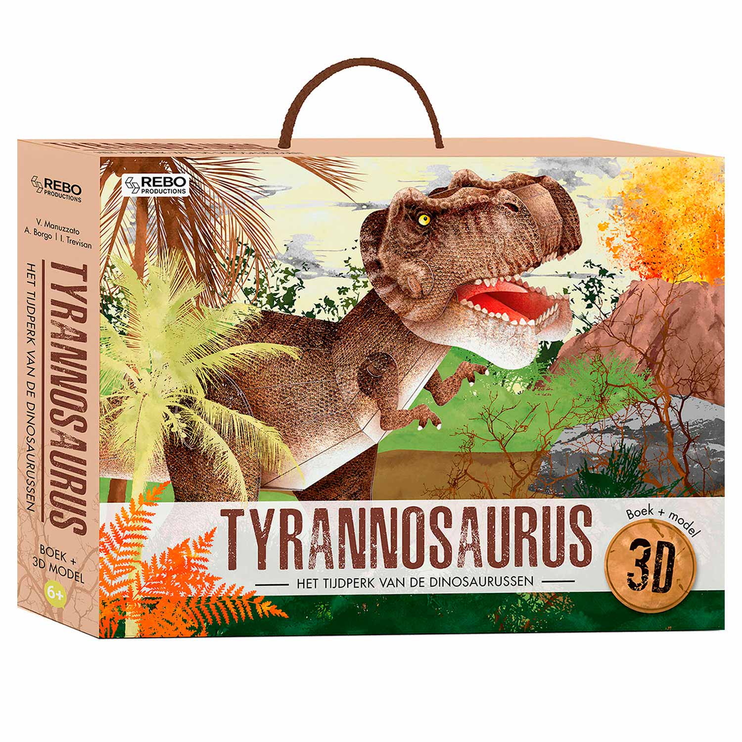 Boek + 3D-model Tyrannosaurus
