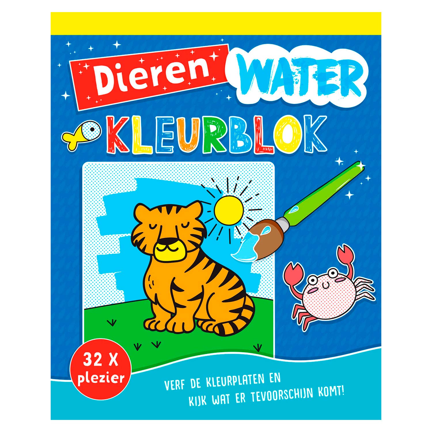 Rebo uitgevers magisch aquarelblok dieren