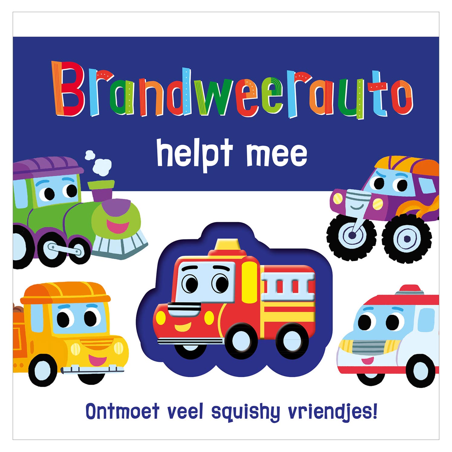 Rebo uitgevers 3d voelboek - brandweerauto helpt mee