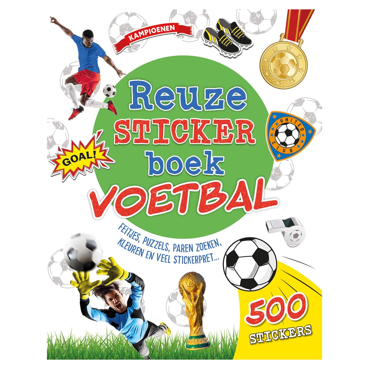 Rebo uitgeverij reuzestickerboek voetbal