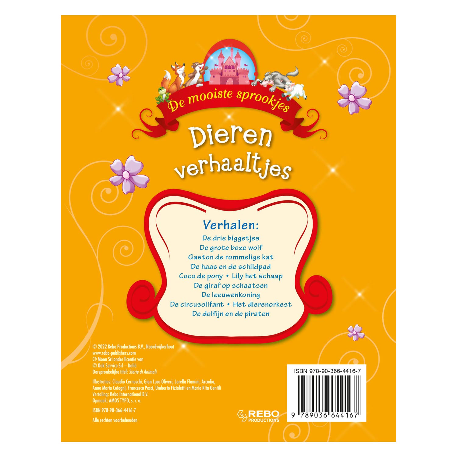 Rebo uitgeverij de mooiste sprookjes - dierenverhaaltjes
