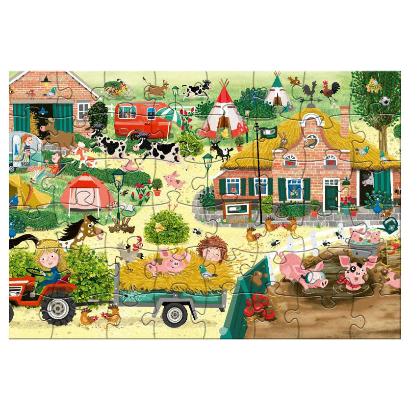 Rebo uitgevers puzzel cas cato boerderij, 48st.