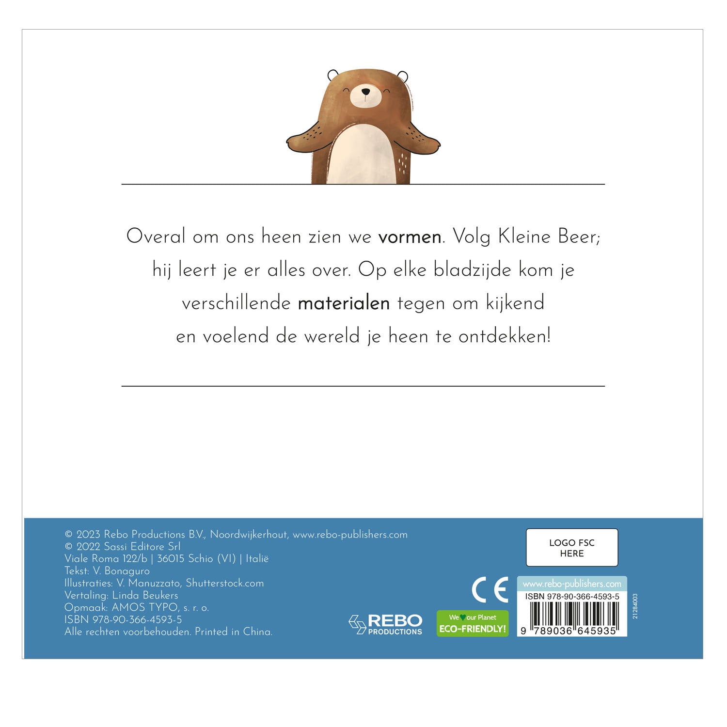 Rebo uitgevers vormen - eerste voelboek