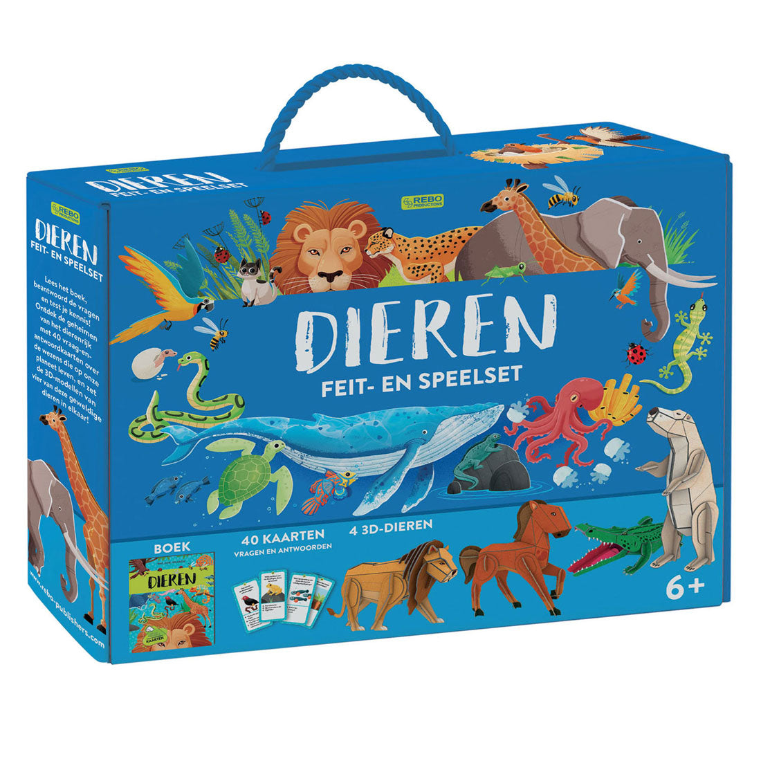 Rebo uitgevers dieren - feit- en speelset