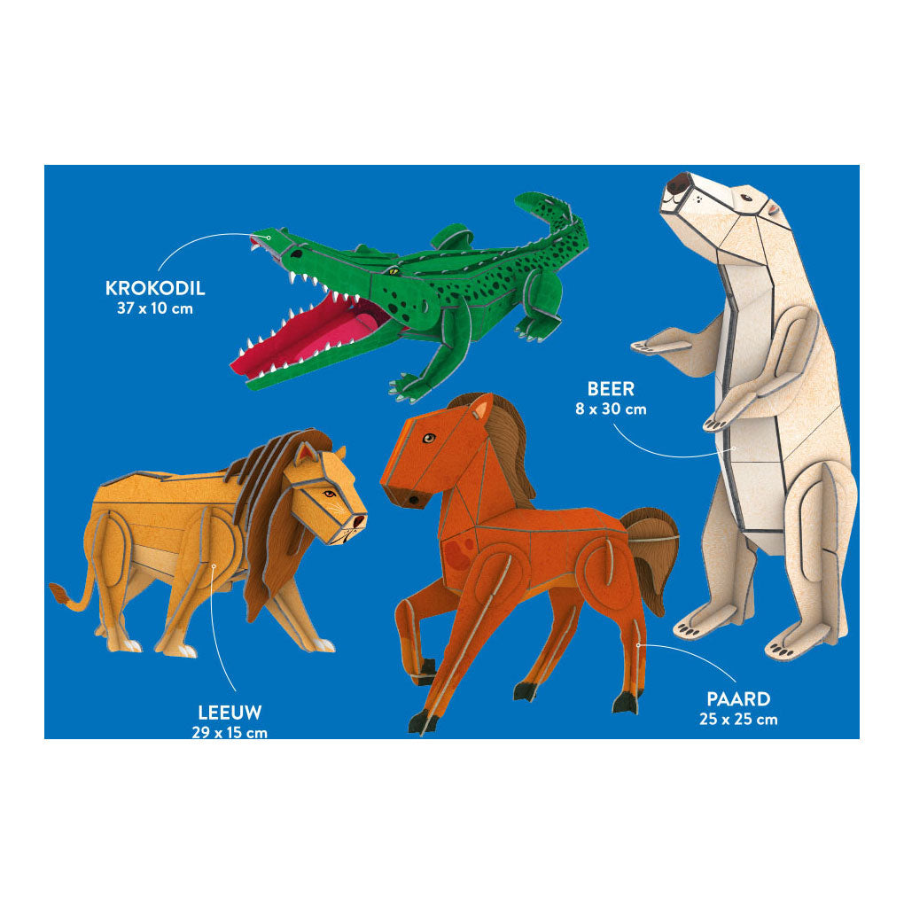 Rebo uitgevers dieren - feit- en speelset