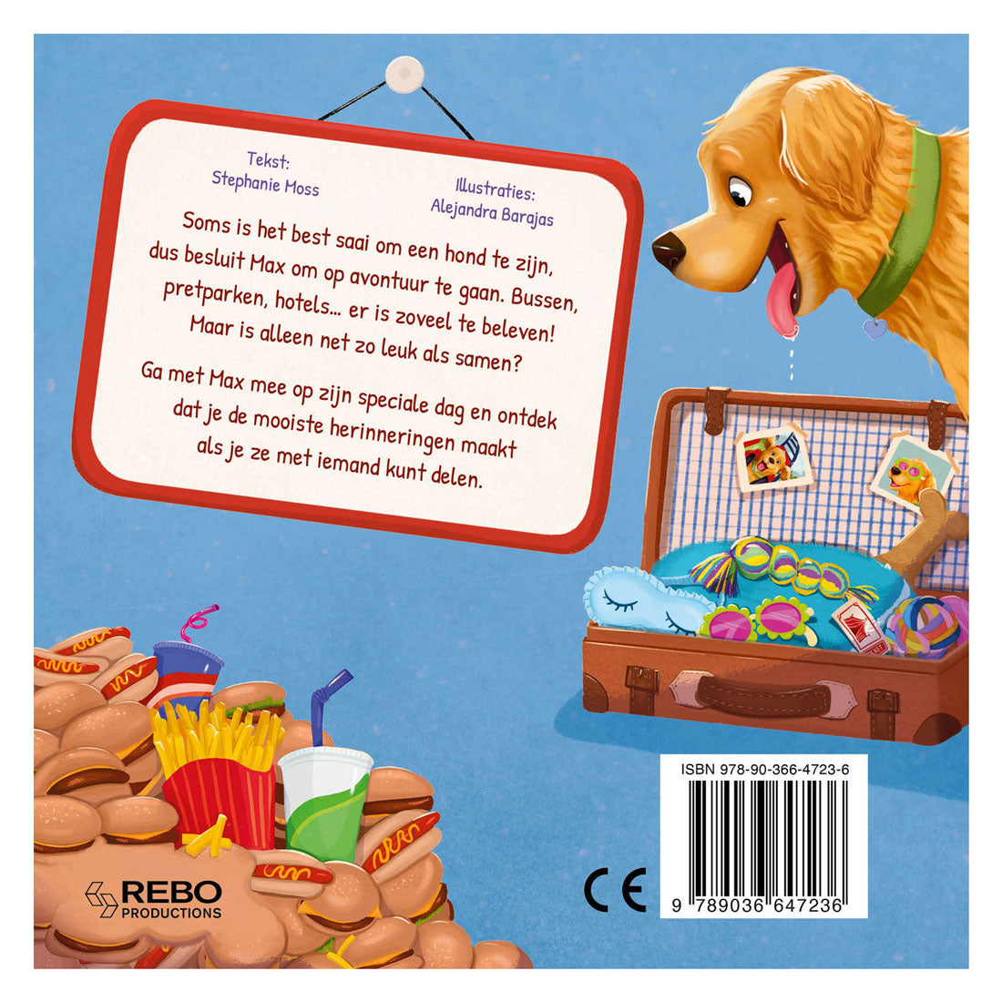 Rebo uitgevers max heeft een vrije dag kartonboek