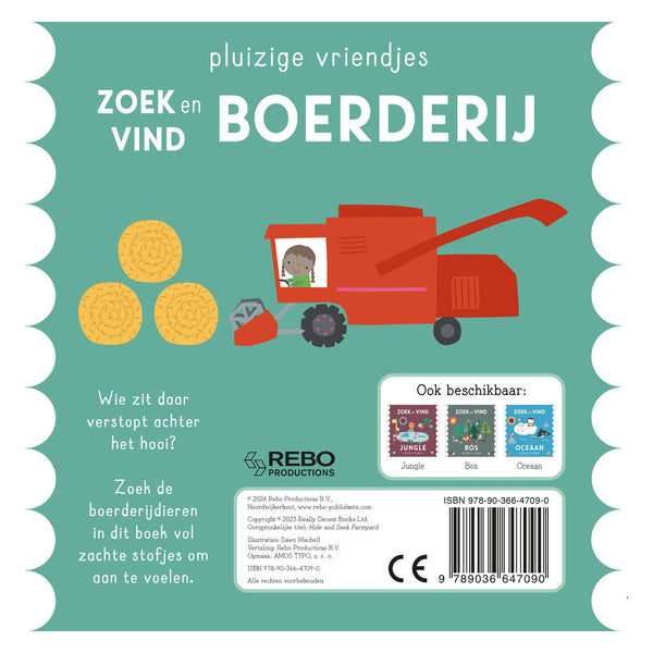 Rebo publishers zoek en vind - boerderij pluizige vriendjes