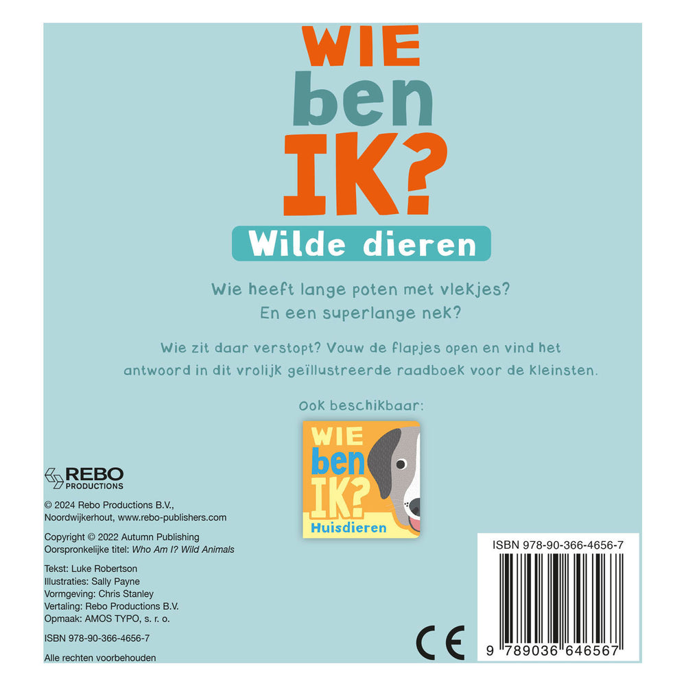Rebo uitgeverij wie ben ik? wilde dieren