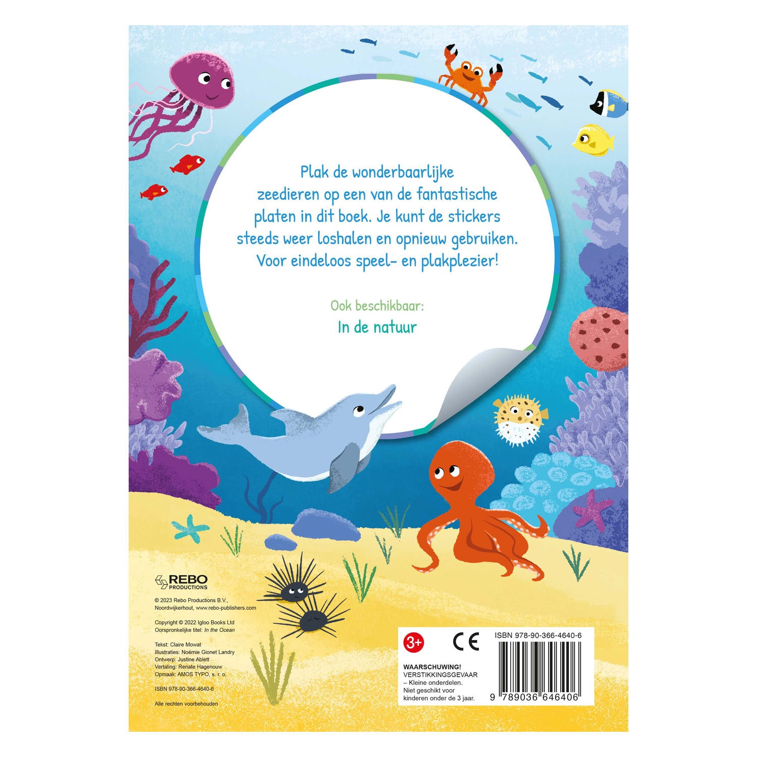 Rebo uitgevers in de oceaan - superstickers