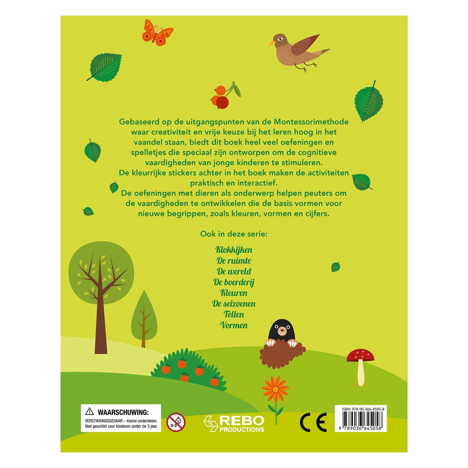 Rebo uitgevers dieren in het bos - oefenboek