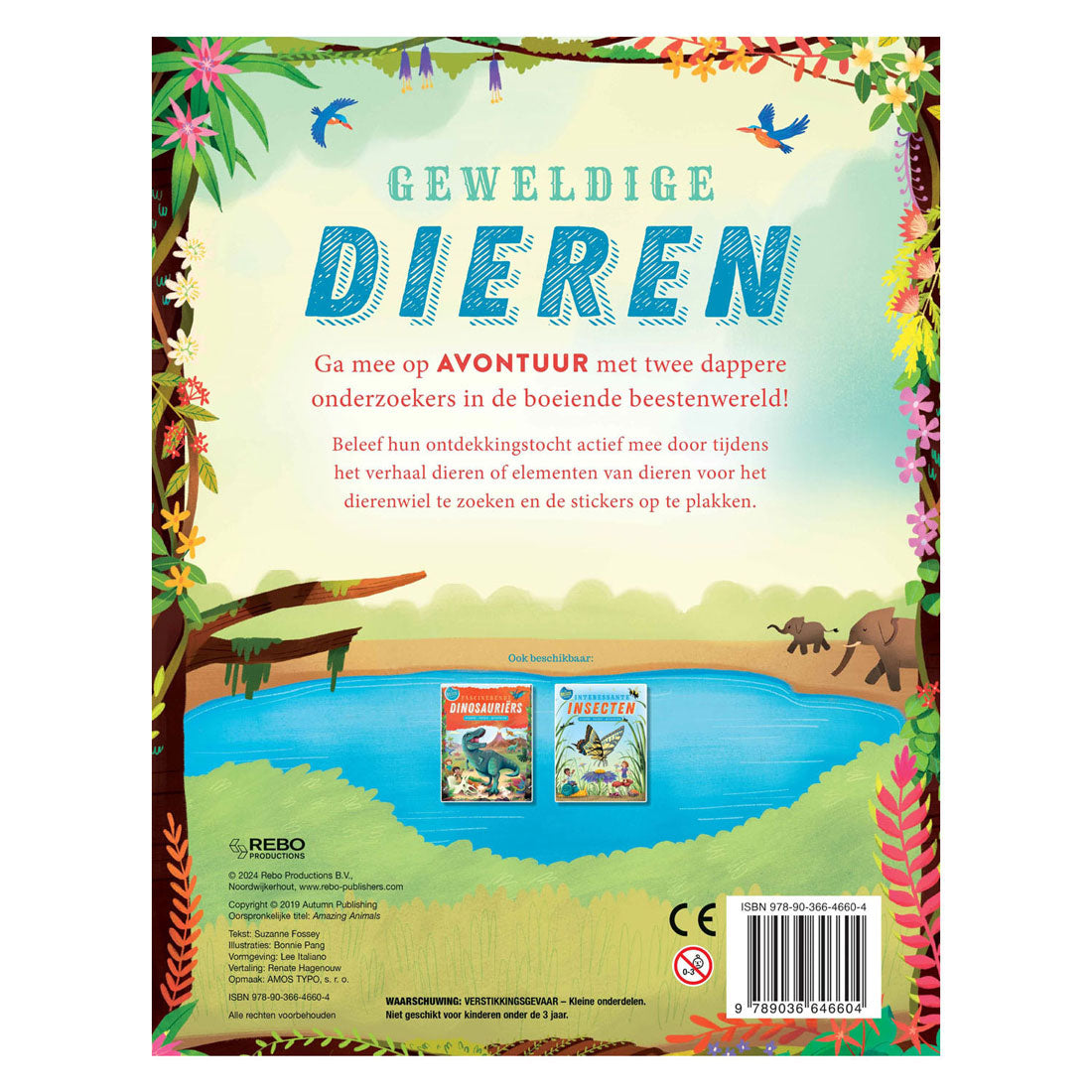 Rebo uitgeverij geweldige dieren-stickers