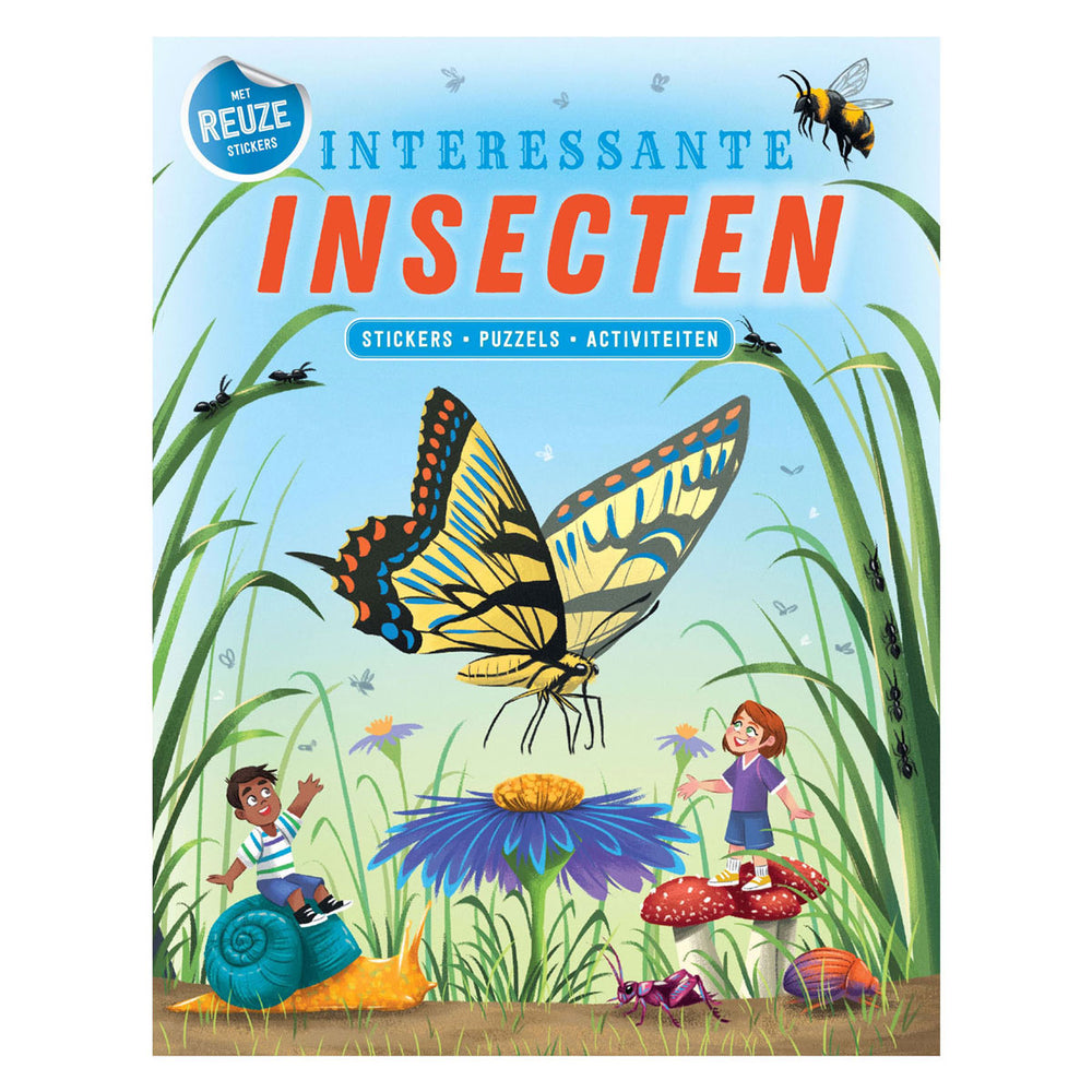 Rebo uitgeverij interessante insecten-stickers