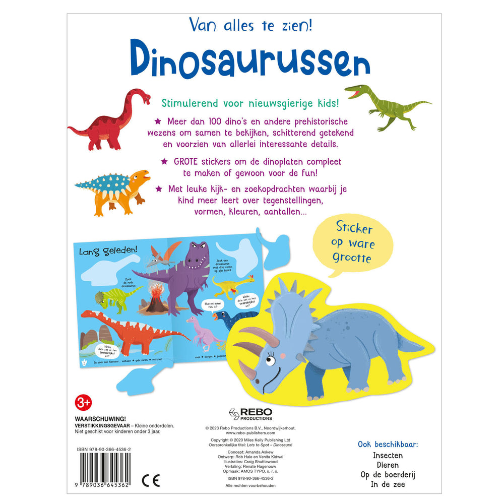 Rebo uitgevers dinosaurussen -van alles te zien!
