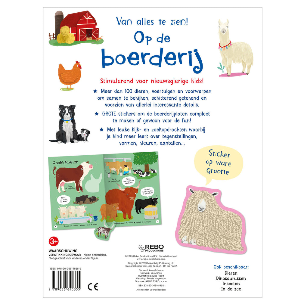 Rebo uitgeverij op de boerderij - van alles te zien