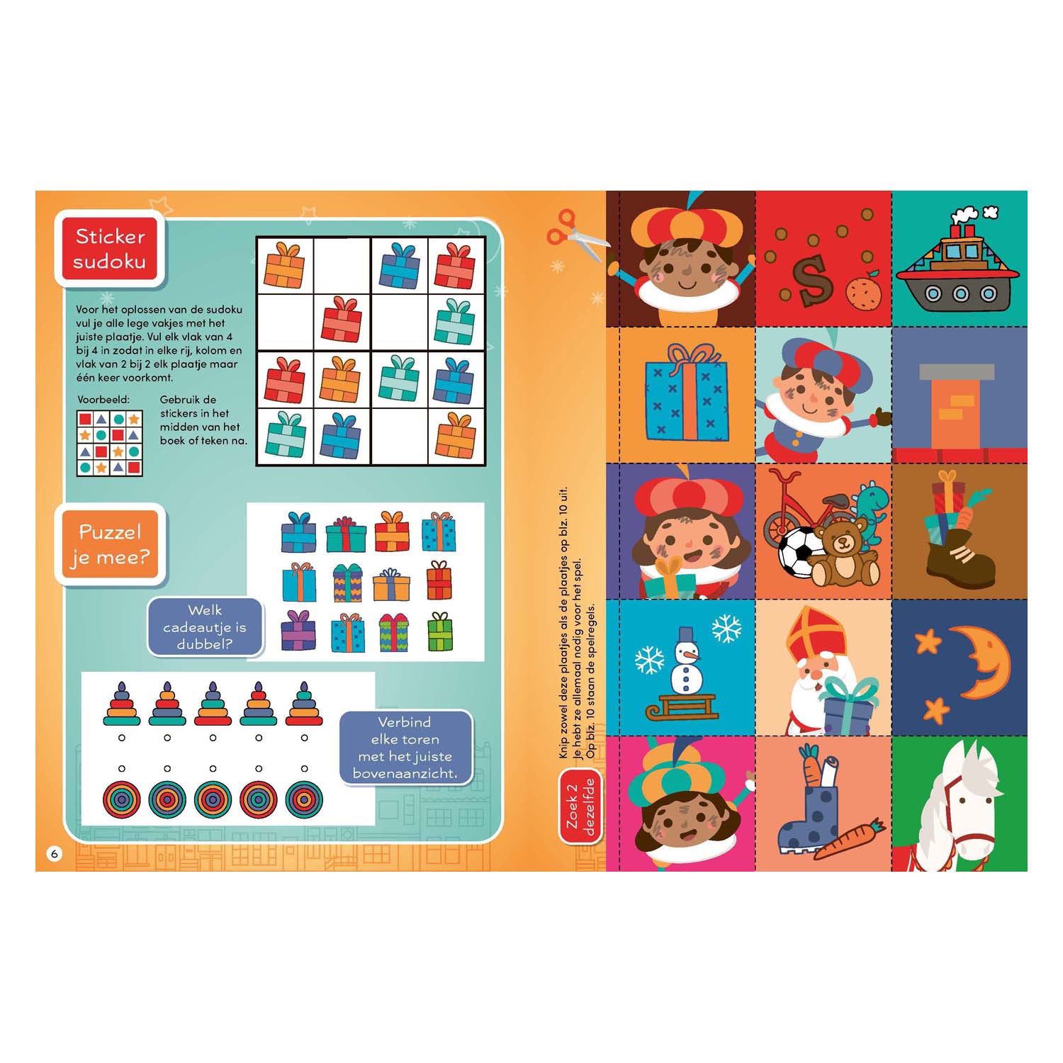 Rebo publishers sinterklaas pietendiplomaboek met stickers