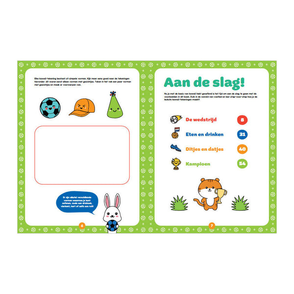 Rebo publishers kawaii tekenen - voetbal